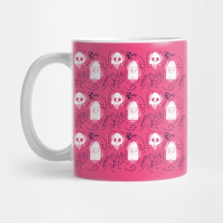 Halloween skull pattern Mug